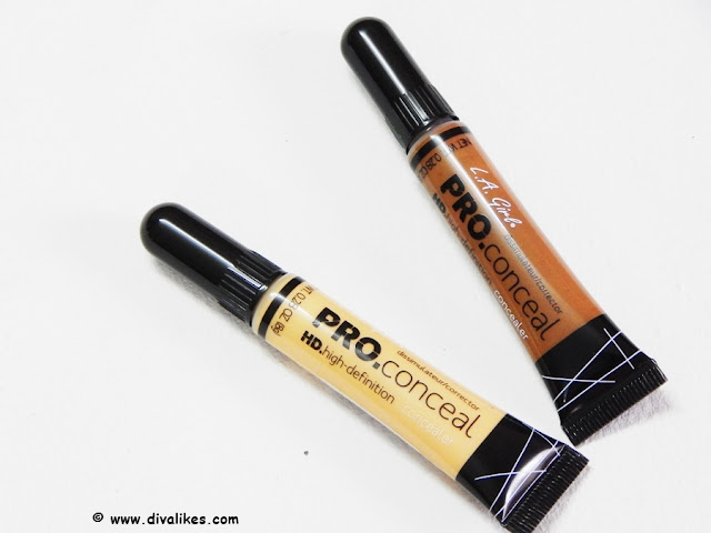L.A. Girl Pro Conceal HD Beautiful Bronze and Yellow Corrector