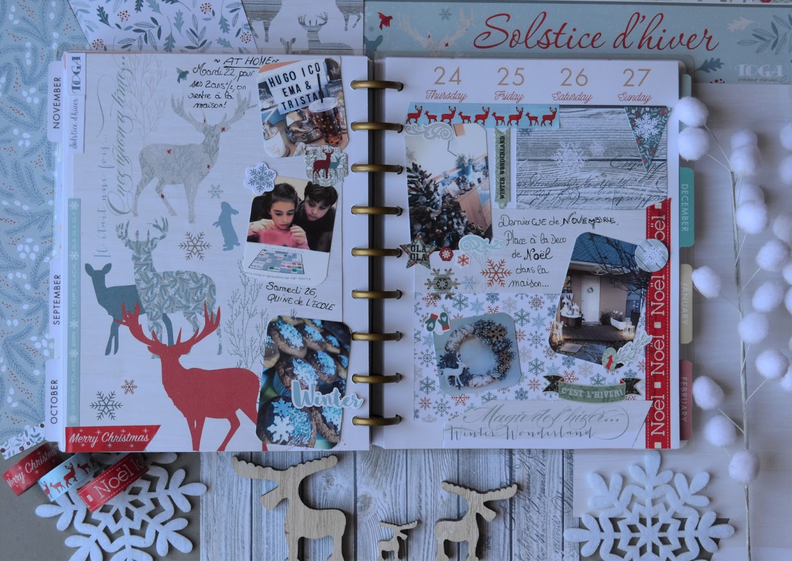 scrapbooking modele hiver