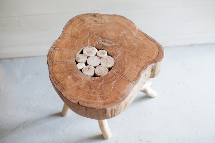 Unique Wooden Stool handmade australian furniture