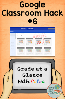 Google Classroom can take a while to load, so use this color-coding trick to make grading faster--without waiting for loading! If you color code your drag-and-drop or matching assignments, you can grade by simply looking at the thumbnail. Piece of cake! Google Classroom can take a while to load, so use this color-coding trick to make grading faster--without waiting for loading! If you color code your drag-and-drop or matching assignments, you can grade by simply looking at the thumbnail. Piece of cake!