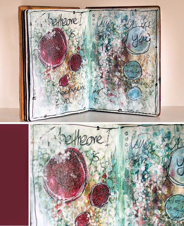 Winterlia Design Mixed Media Live Life Art Journal Page 5