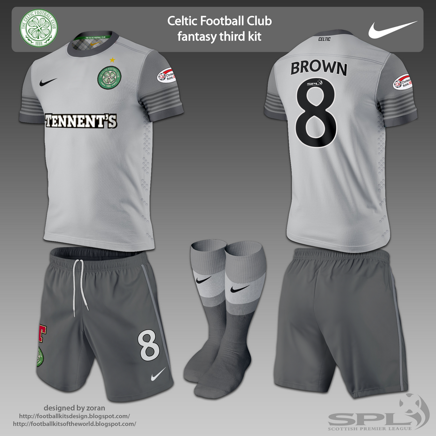 football kits design: Celtic Football Club fantasy kits
