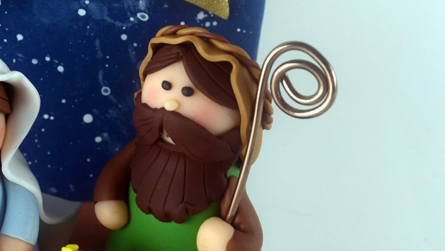 belén arcilla polimérica polymer clay nativity