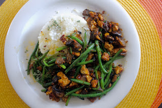 Szechuan Green Beans with Minced Tofu