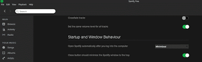 Hide Spotify Windows 7