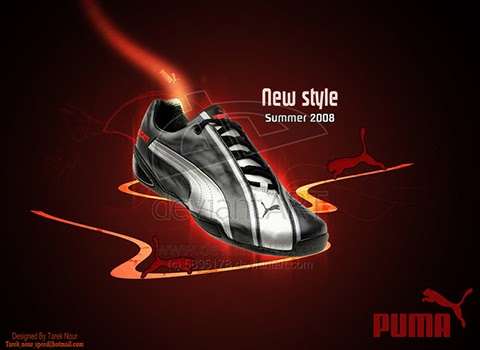 puma shoes advertisement