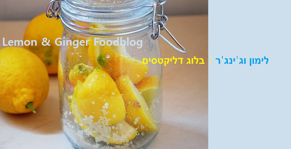 Lemon Ginger:My Hebrew FoodBlog