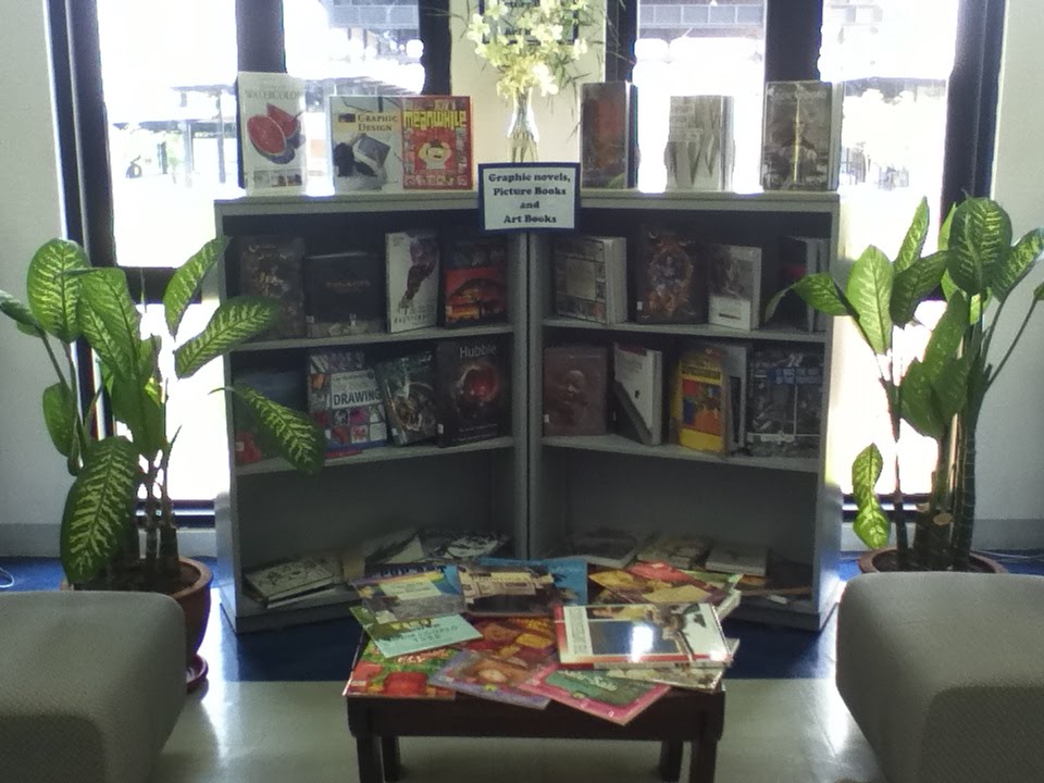 School Librarian in Action School Library Display Graphic Novels and