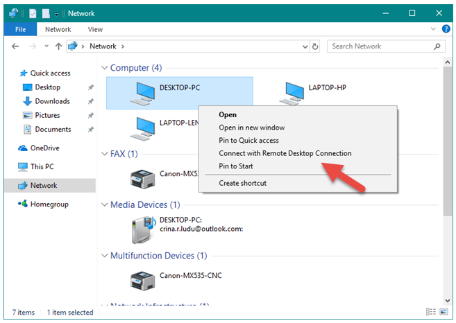 Bir Windows PC'ye bağlanmak için Uzak Masaüstü Bağlantısı (RDC) nasıl kullanılır 8 Windows 10 uzak masa%25C3%25BCst%25C3%25BC 8