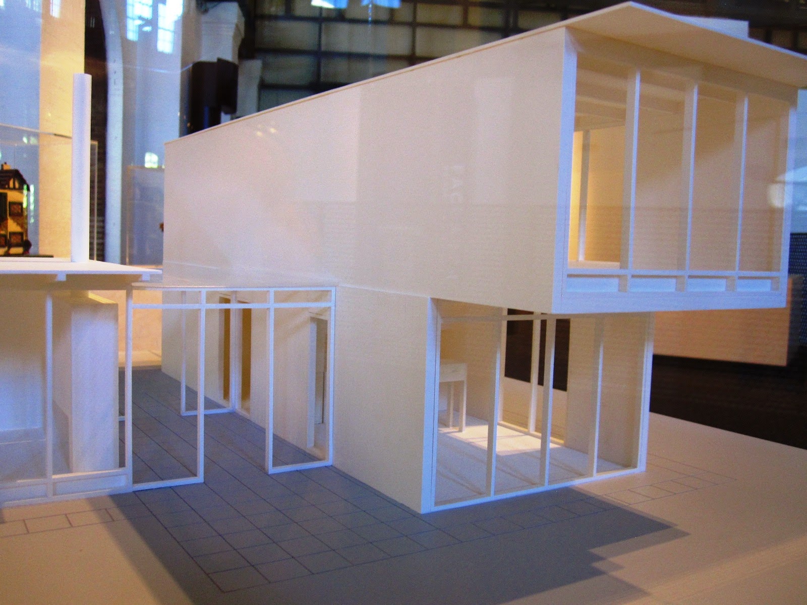 Model of Robyn Boyd's House of Tomorrow.