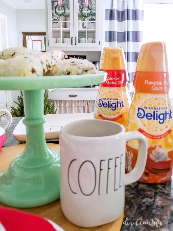 use flavored coffee creamers in baking