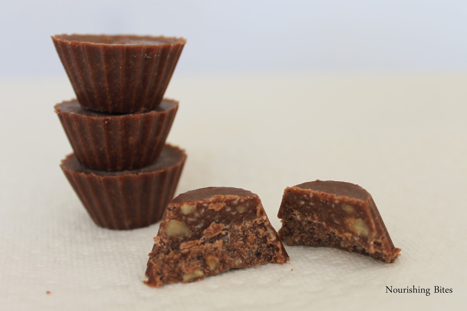 Nourishing Bites Nutty Peppermint Chocolate Bites