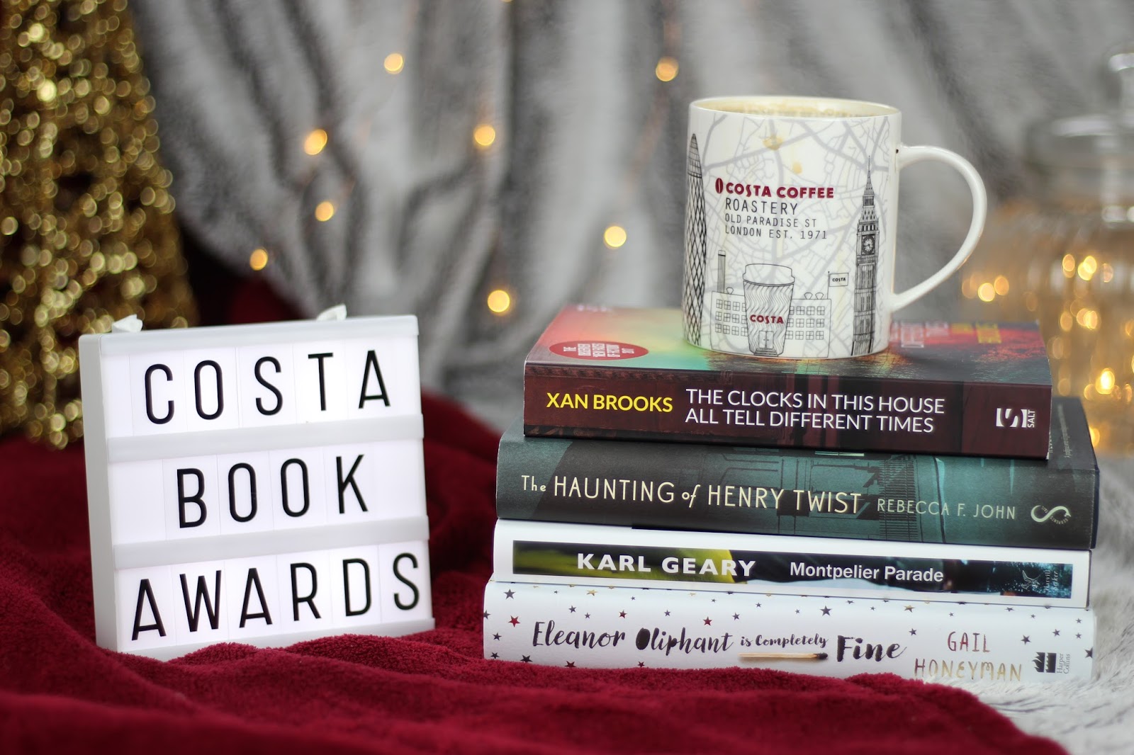 Costa Book Awards First Novel Shortlist