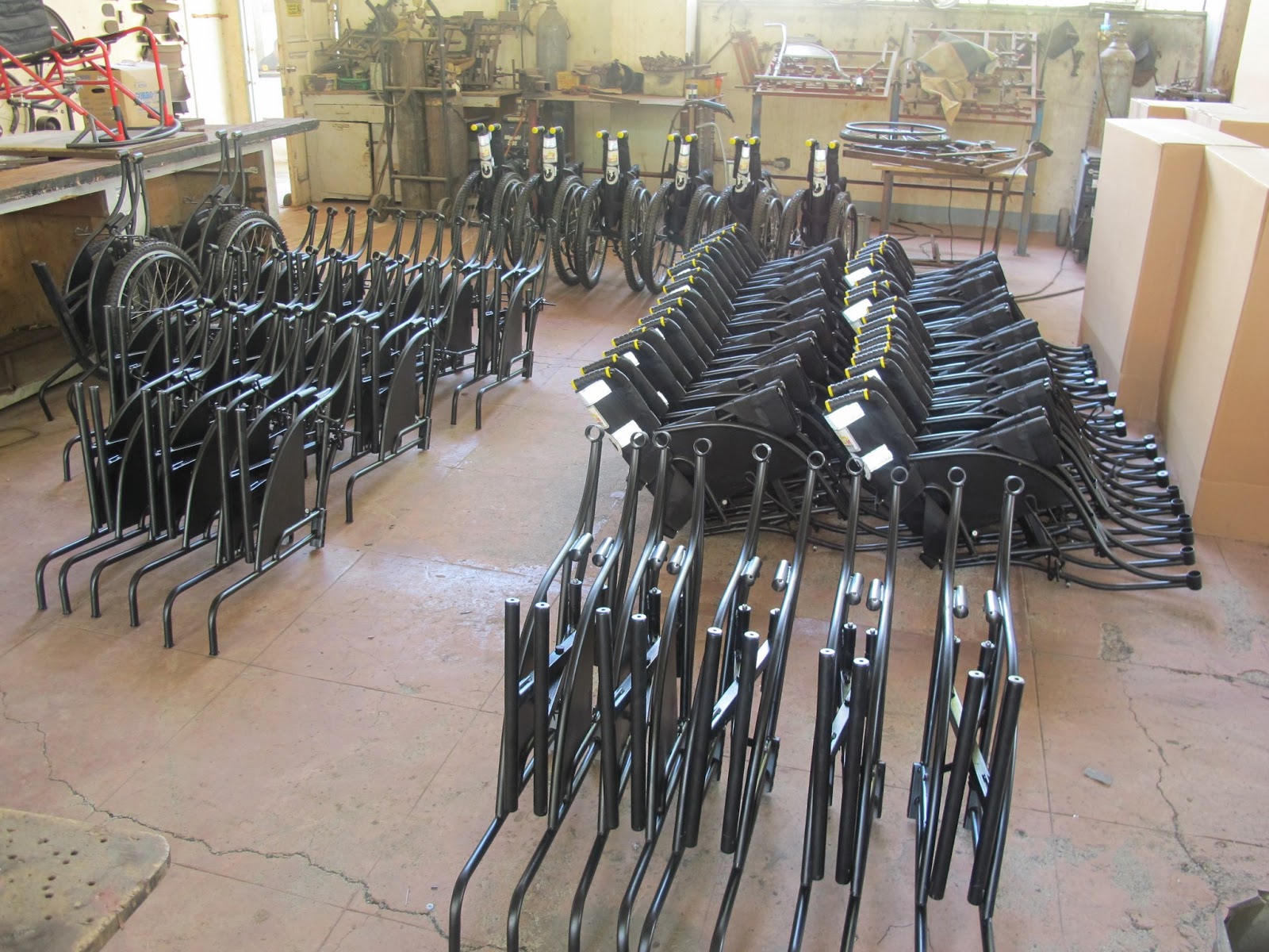 Our Philippine Mission VISIT TO WHEELCHAIR FACTORY FREEDOM TECHNILOGIES