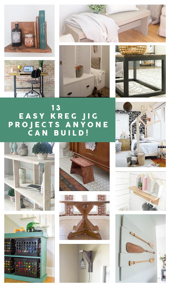 13 Easy kreg jig pocket hole project ideas for beginners!