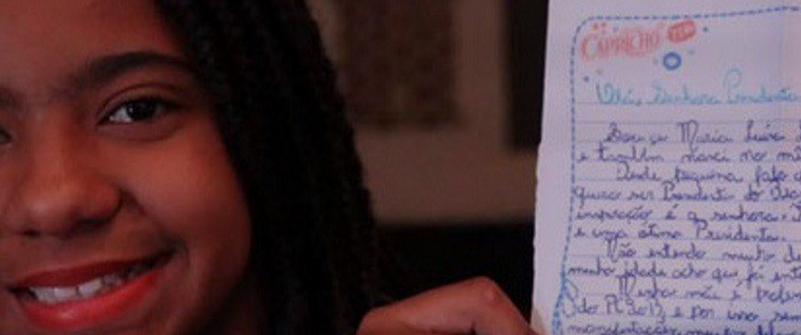 A carta comovente de Maria Luiza, que quer ser primeira presidenta negra do Brasil A carta comovente de Maria Luiza, que quer ser primeira presidenta negra do Brasil