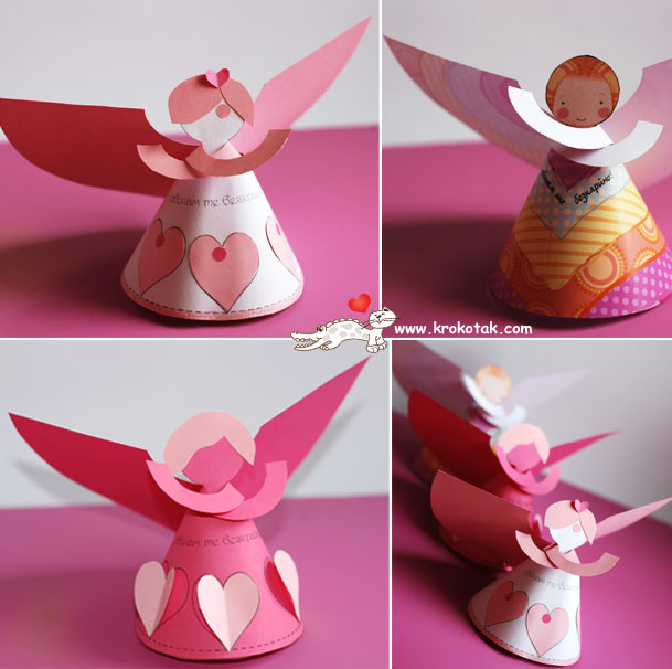DIY Wonderful Paper Angels. Templates and Printables Included.