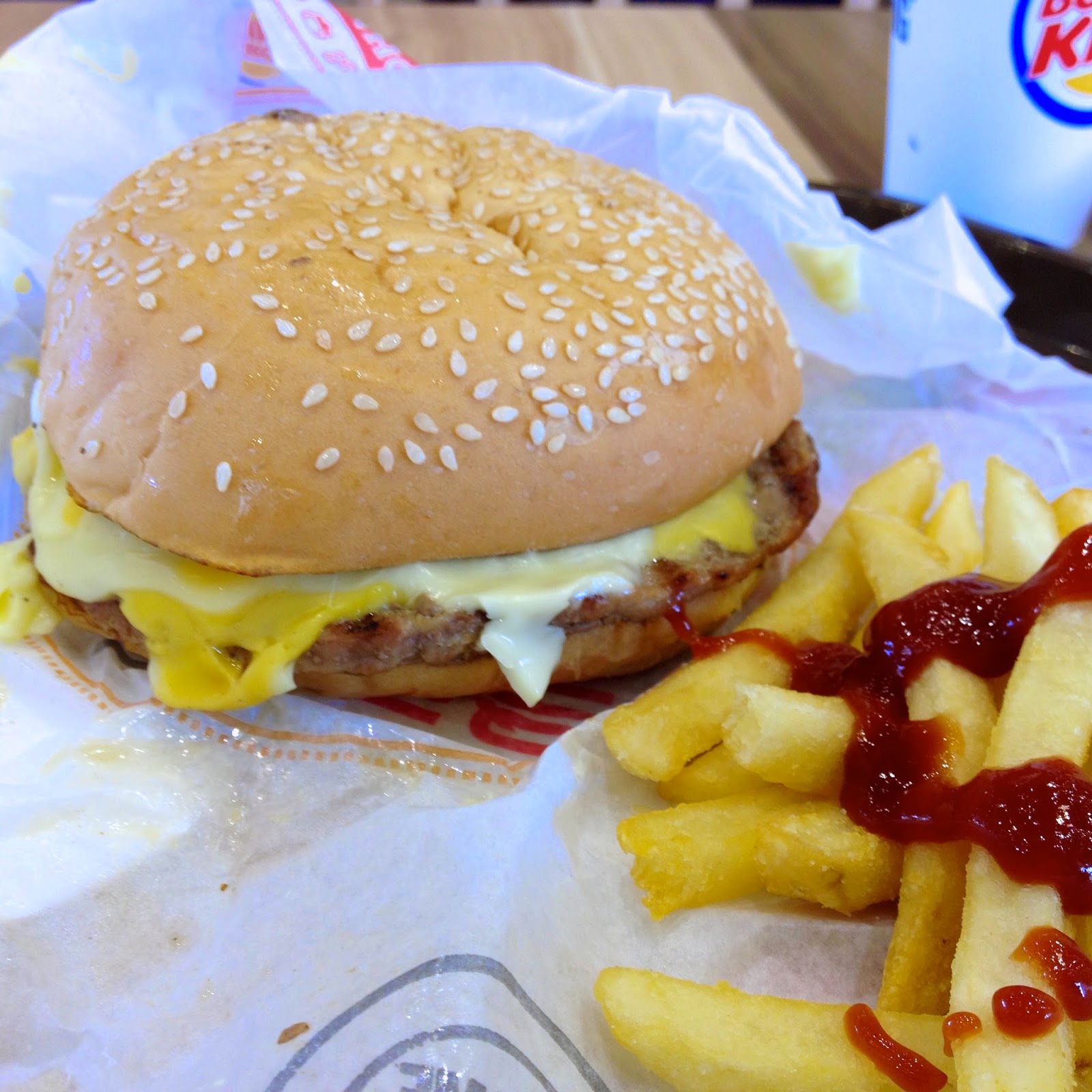 Delicious Cheeseburger from Burger King