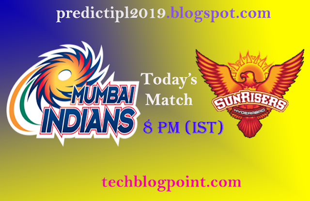 😝[IPLT20 2019] SRH vs MI: Wonderful form of Warner and Bairstow Can Mumbai Win