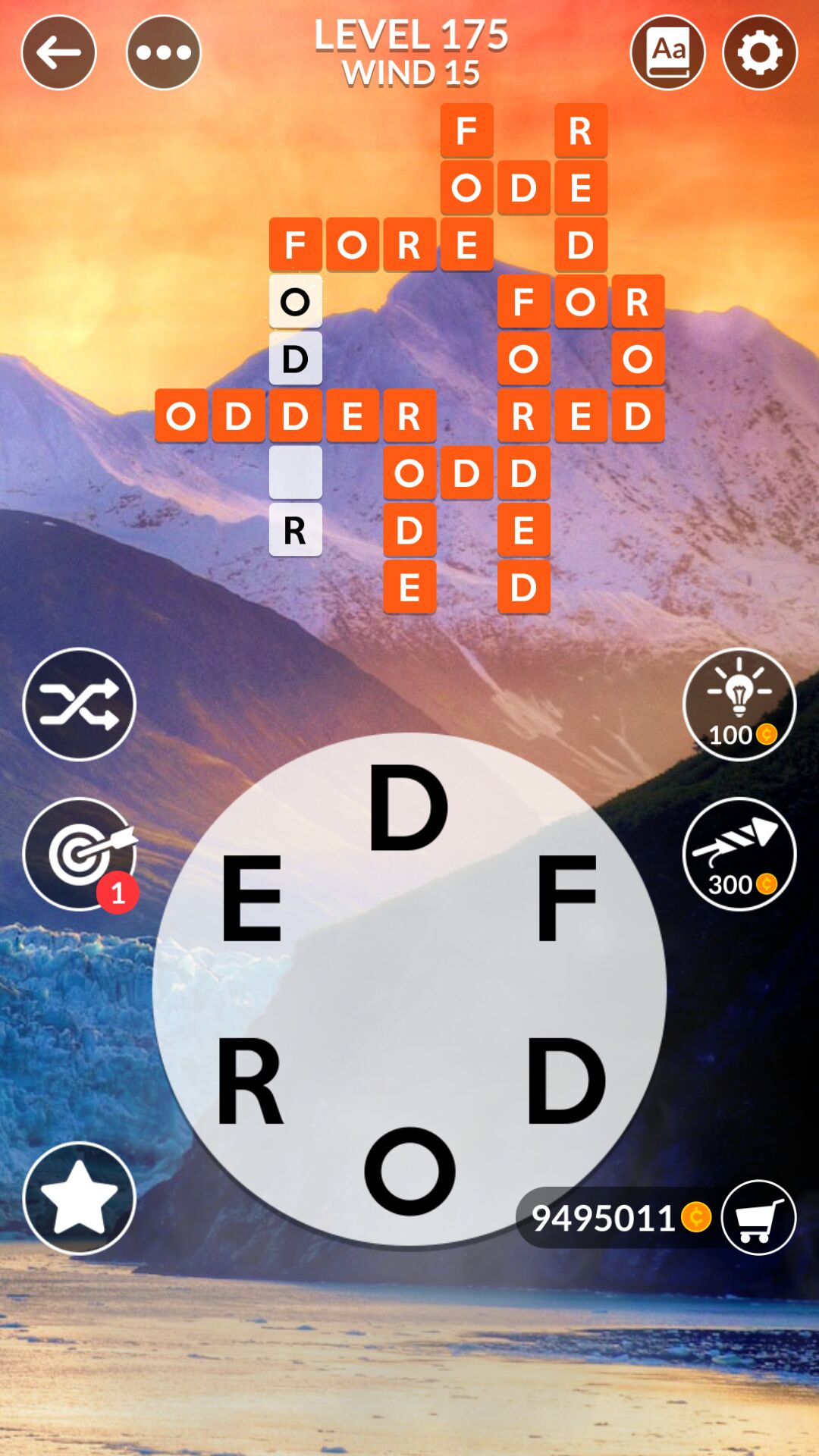Wordscapes Level 175 Answers ~ Doors Geek