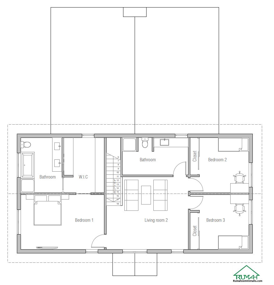 Denah Model Desain Gambar Rumah Minimalis Idaman Modern Tipe 413 merupakan kebutuhan pokok setiap manusia Denah Model Desain Gambar Rumah Minimalis Idaman Modern Tipe 413