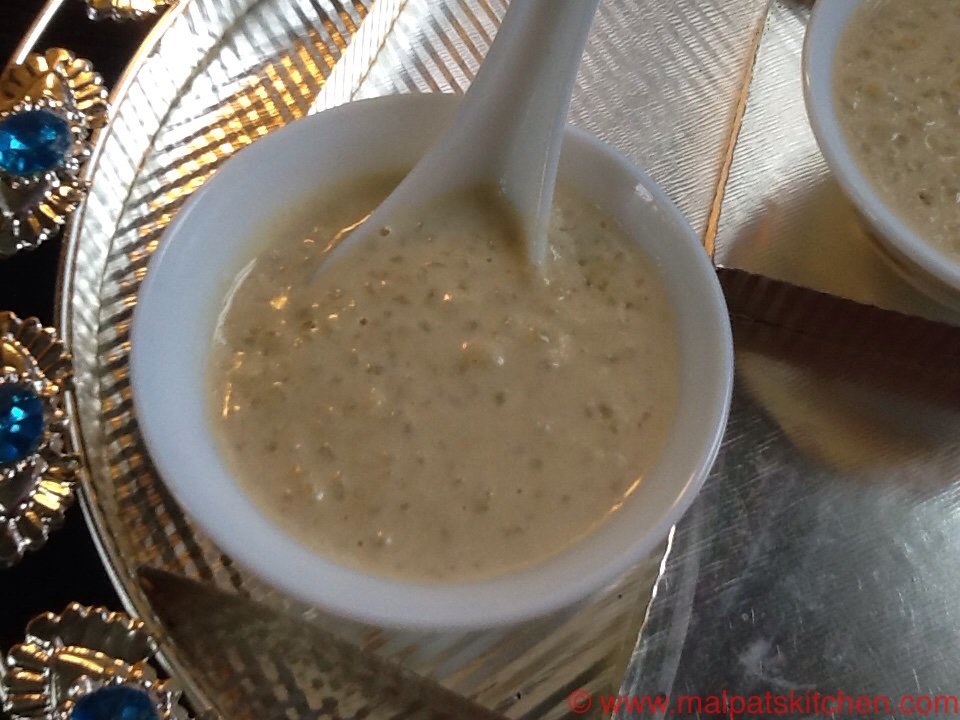 "CONDENSED MILK KHEER" with Brown rice Malpats Kitchen