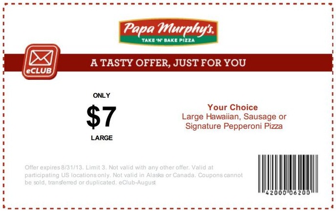Papa Murphys Coupons December 2014 Papa Murphys Coupons December 2014