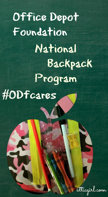 Office Depot Foundation National Backpack Program back to school, backpacks