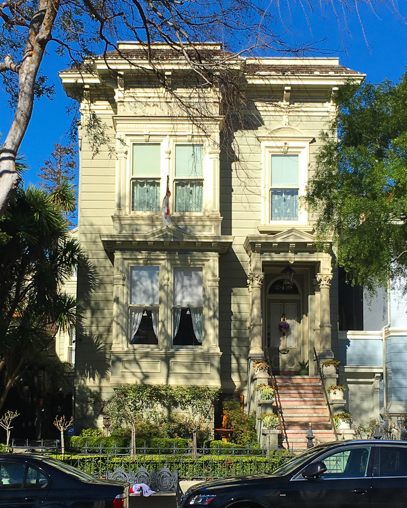 SAN FRANCISCO DAILY PHOTO 2418 Pine St, Lower Pacific Heights