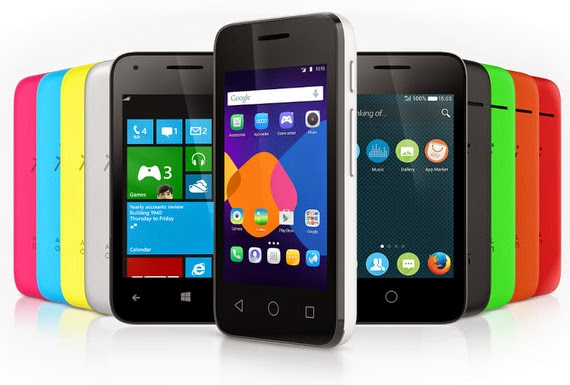 Αlcatel pixi 3 διαλέξτε ανάμεσα σε android,windows phone και firefox os