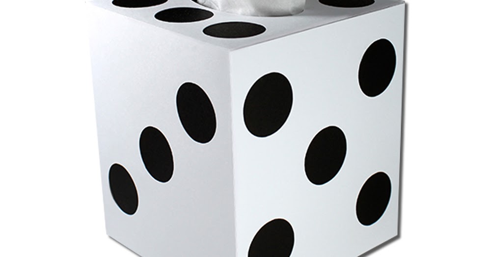 JMRush Designs Dice (Die) Tissue Box