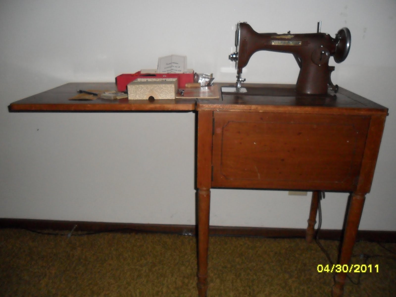New home sewing machine old