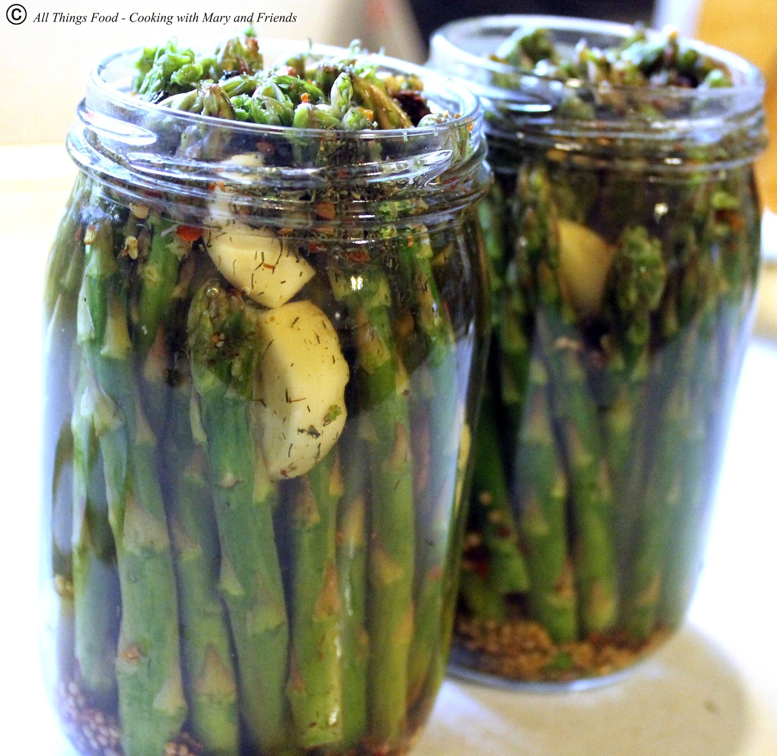 Cooking With Mary and Friends Pickled Asparagus