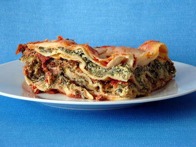 easy spinach & cheese lasagna