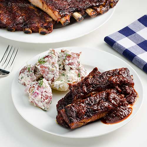 Oven Slow-Cooked BBQ Spare Ribs