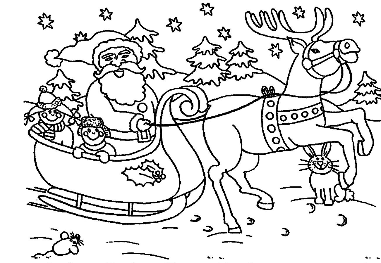 Indirizzi Babbo Natale: DA COLORARE!