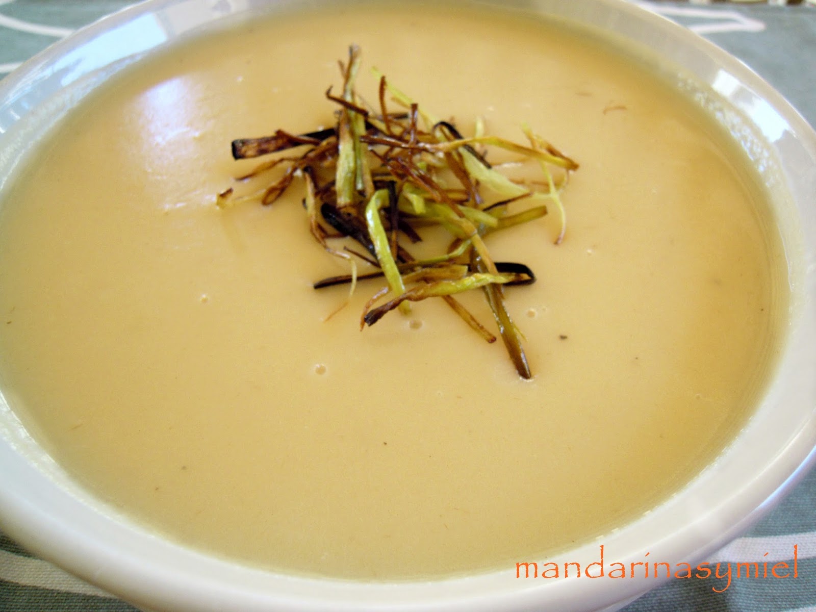 Crema Parmentier Mandarinas y miel