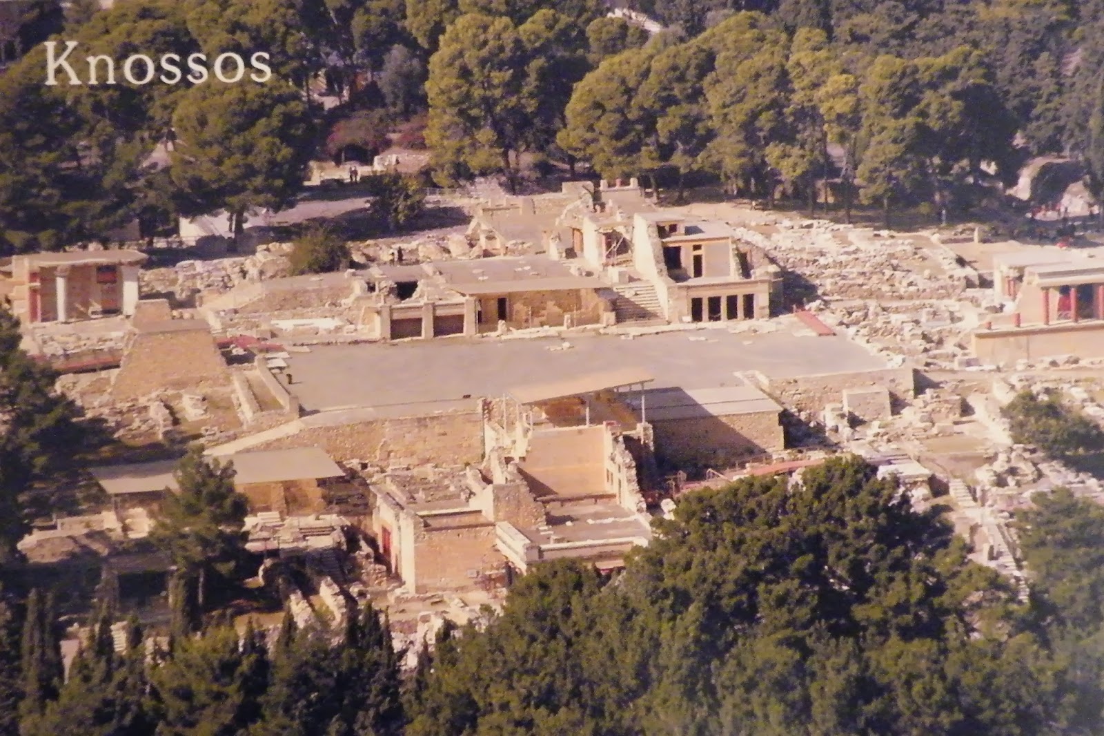 Stary Kreteńskie Miasto Z Pałacem Minosa Iść w stronę słońca...: W pałacu króla Minosa - Knossos. Ciąg dalszy