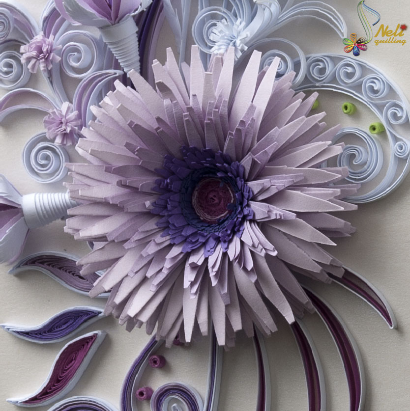 Neli Quilling Art Quilling card flowers