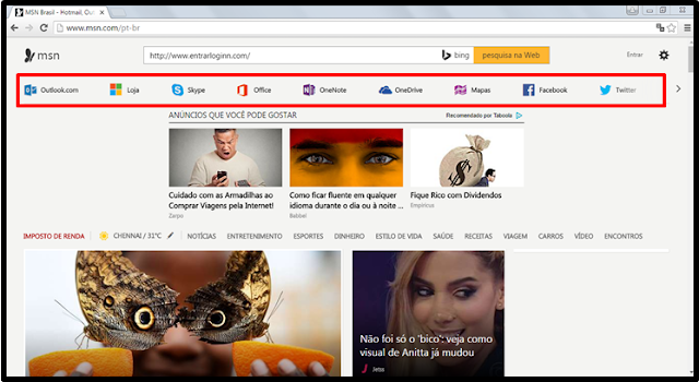 msn entrar