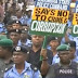 Police Protest Against Bribery 