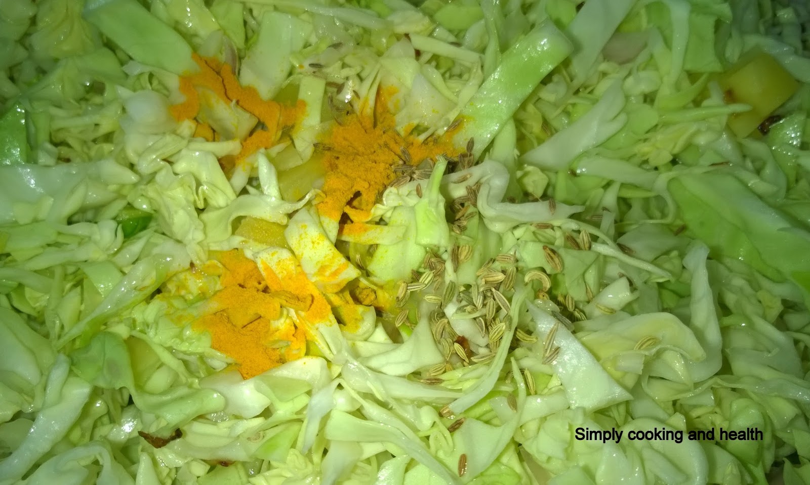 Simply Cooking and Health Easy and Mild cabbage curry with potato