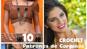 10 Patrones de Corpiños para tejer al crochet