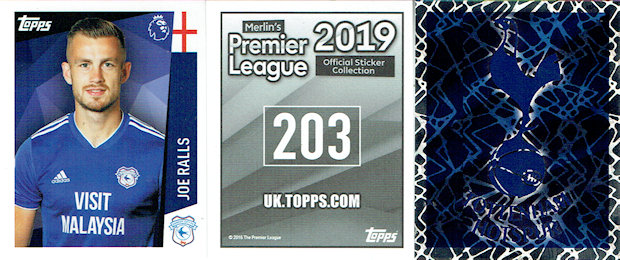 Andros Townsend Crystal Palace No 98 Merlin Premier League 2019 
