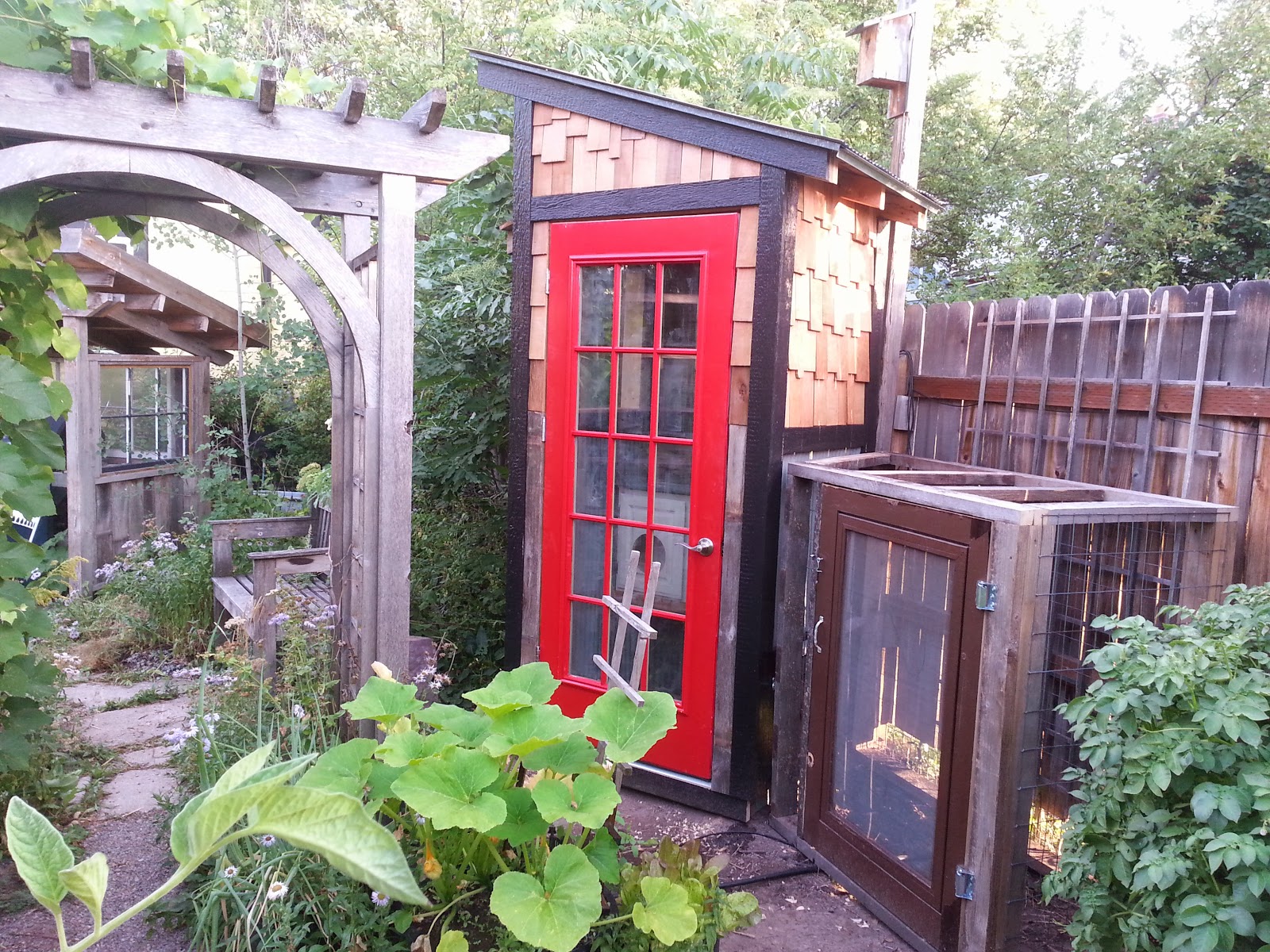 Montana Wildlife Gardener Progress on the Project List chicken coop