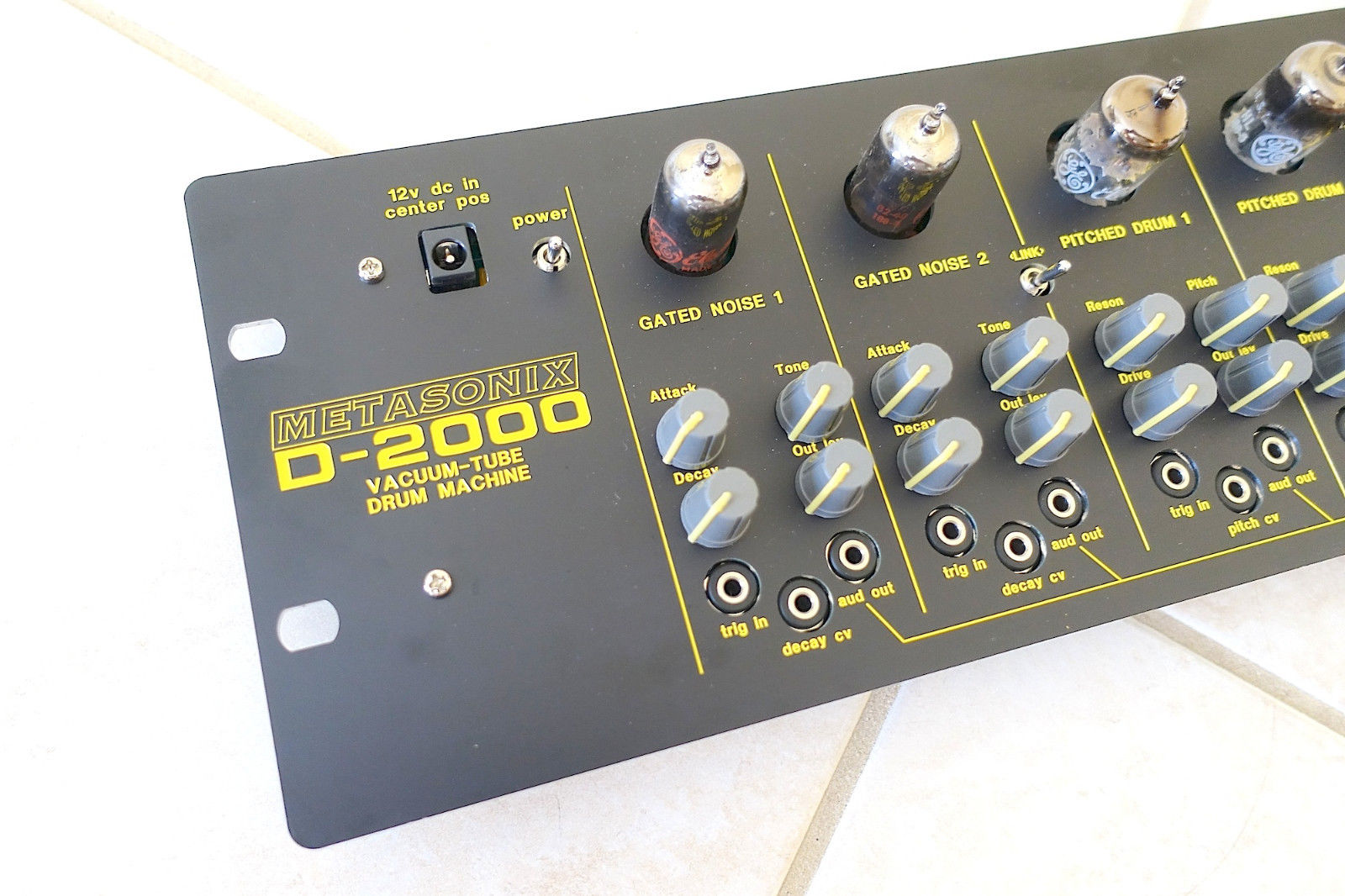 MATRIXSYNTH Metasonix D2000 vacuum tube drum machine eurorack synth