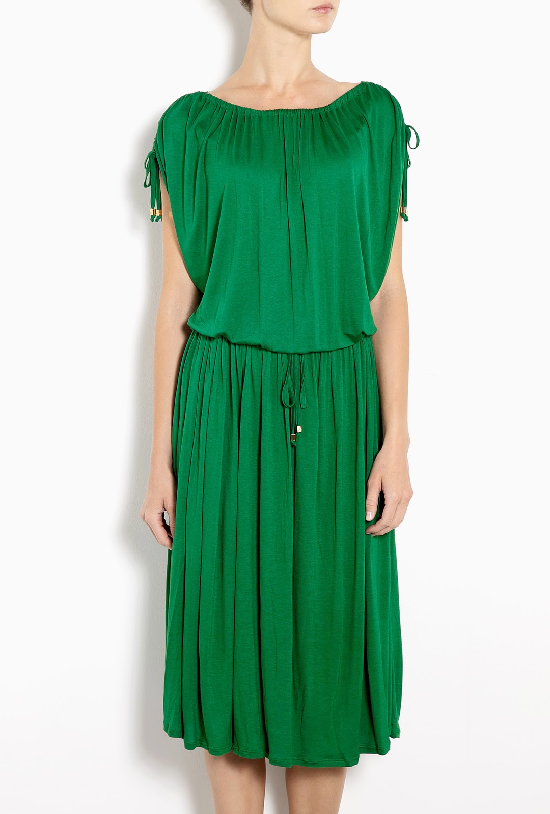 green michael kors dress