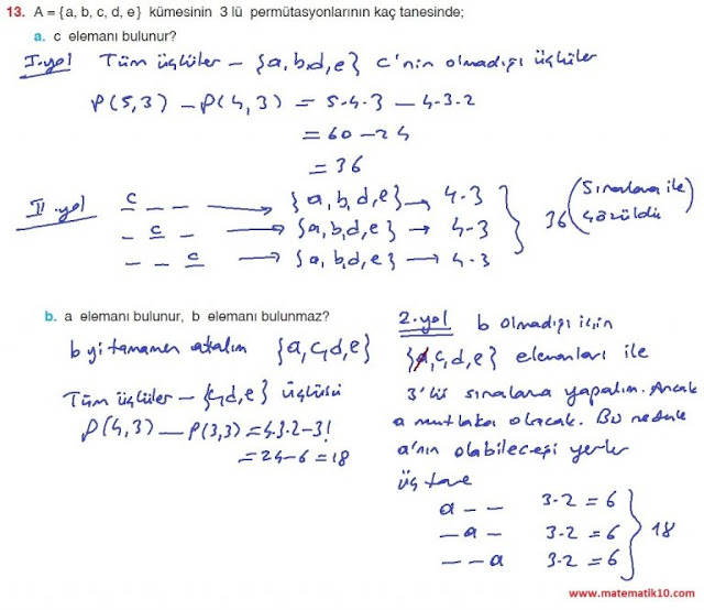 10. Sınıf Aydın Yayınları Matematik 27. Sayfa Cevapları 1. Ünite 10. Sınıf Aydın Yayınları Matematik 27. Sayfa Cevapları 1. Ünite