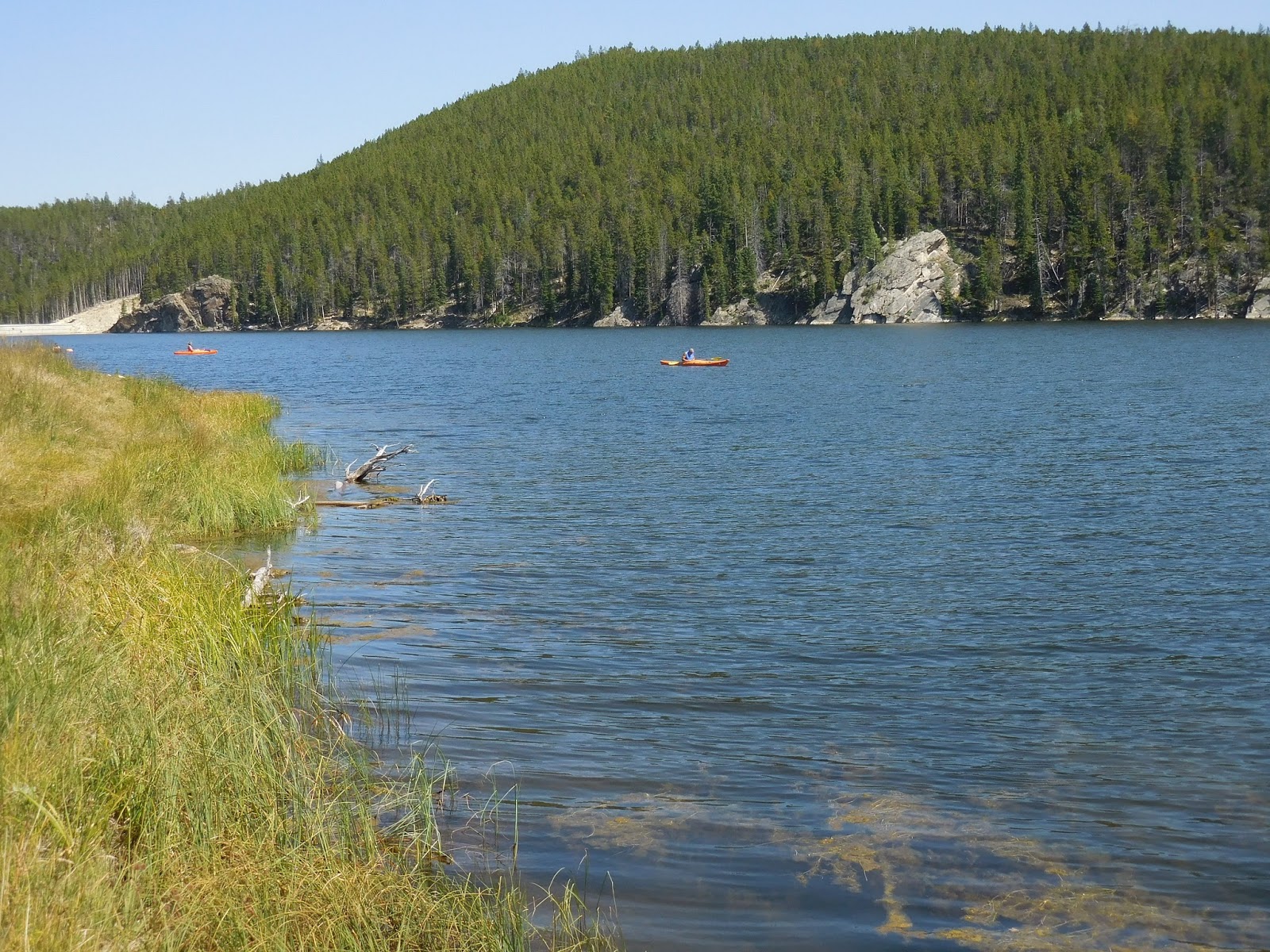 Living Our Dream Tie Hack Dam and Reservoir