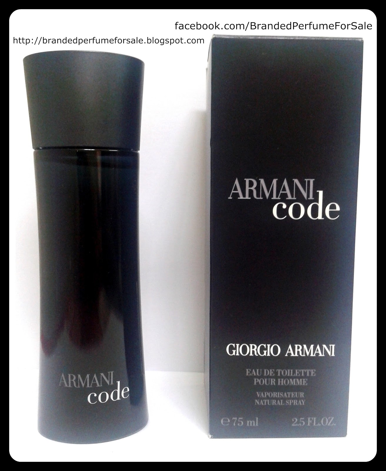 armani code for sale